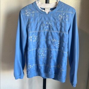 Koret Blue and White Blouse